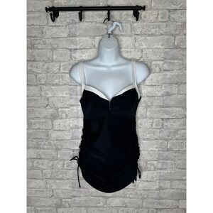 Miraclesuit Black and White One Piece Swimsuit